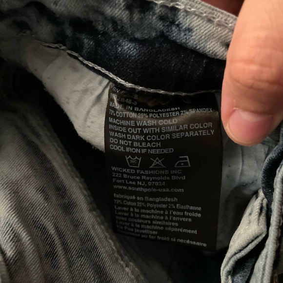 Wt02 Men's Light Wash Skinny Jeans size 34X30 - Picture 8 of 9